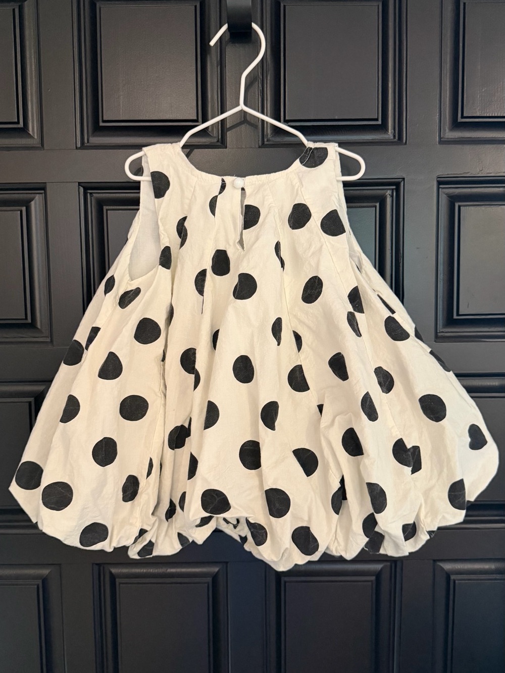 Kid 2-3T unknown brand polka dot lined bubble dress